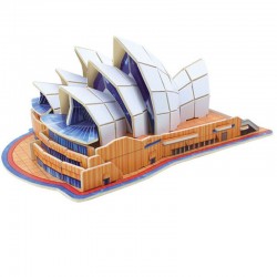 Sydney Opera House -puzzle 3D din lemn